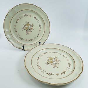 Cordella Collection Burnet Salad Dessert Plates 7.75" Set of 2 Stoneware Japan
